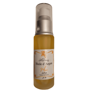 Huile d'argan musc vue de face