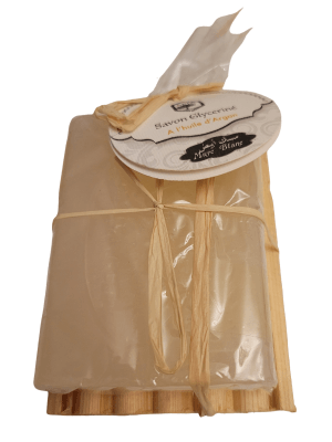 Savon glycériné blanc à l’huile d’Argan Musc